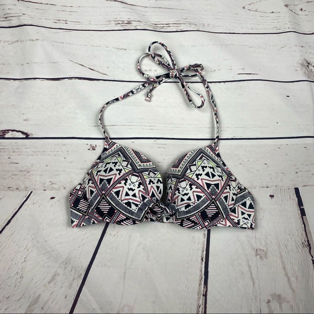 VS White Aztec Bikini Top